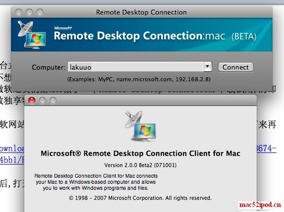 MAC使用技巧之用苹果电脑MAC控制PC的方法