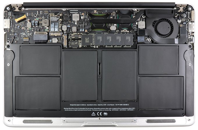 新一代苹果 Macbook Air 超薄笔记本电脑内部