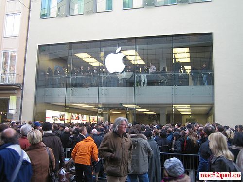 苹果位于德国慕尼黑的Apple Store旗舰店开业照片