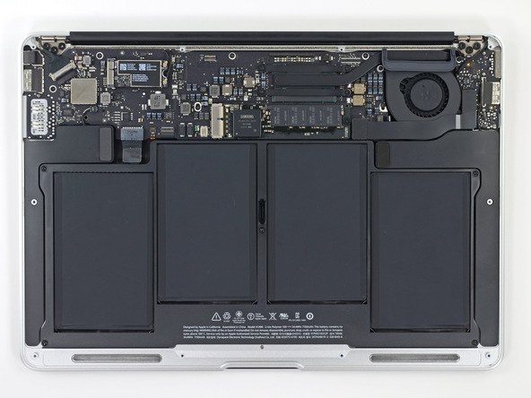 2013 款苹果 MacBook Air 笔记本电脑拆机组图