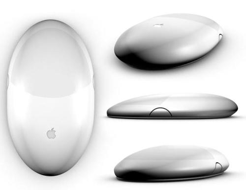 下一代苹果多点触摸版Mighty Mouse鼠标的照片
