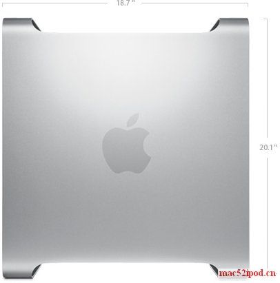 新款苹果电脑Mac Pro侧面照片及机箱尺寸